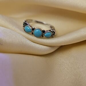 Turquoise Silver Women's Ring